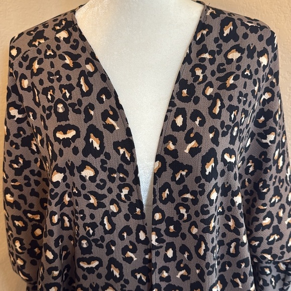 Leopard Shawl Sz S/M - Picture 2 of 10